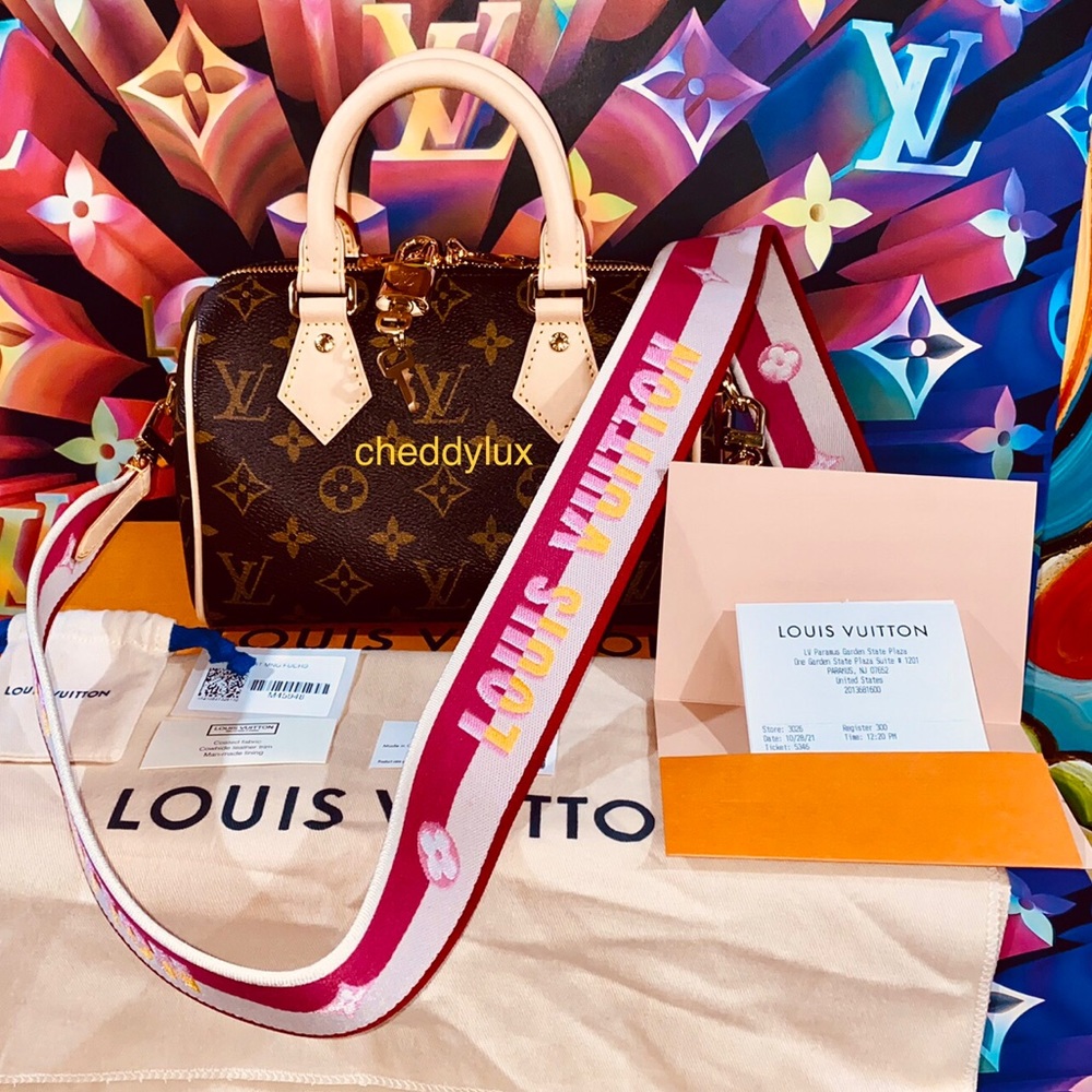 ❤️🦄💖AUTHENTIC BRAND NEW  SPEEDY 20 BANDOULIÈRE - Picture 3 of 11